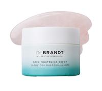 Dr. Brandt Needles No More Neck Tightening Cream - Solleva, rassoda e riduce il rilassamento cutaneo - Include uno strumento Gua Sha al quarzo rosa - 50 g