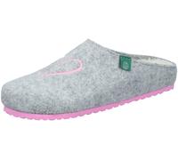Dr. Brinkmann Pantofole Da Donna In Feltro Con Ricamo A Cuore Sole Caldo 320270