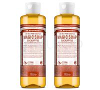 DR BRONNERS - Sapone liquido biologico all'eucalipto Castiglia, 237 ml, confezione da 1