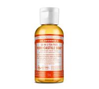 Dr Bronner - Sapone liquido biologico all’albero del tè di Castiglia, 59 ml