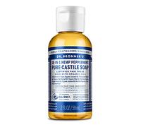 Dr Bronner sapone liquido biologico alla menta di Castiglia, 59 ml
