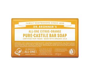 Dr. Bronner's Puro Sapone Solido Bio Agrumi 140 g Sapone