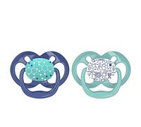 DR BROWN´S - Ciuccio in silicone, reversibile, 2 colori