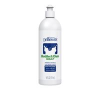 Dr. Brown's Bottle & Dish Soap per bottiglie per bambini e accessori per bambini senza fragranze di origine da 16 FL Oz 1 pacchetto