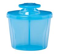 Dr. Brown's Dispenser per latte in polvere per bambini con coperchio a scatto per l'alimentazione in movimento, dispenser per latte in polvere per viaggiare con il bambino, blu