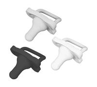 Dr. Brown's HappyPaci - Ciuccio 100% silicone 0-6 m, senza BPA, nero, grigio freddo, bianco