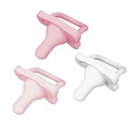 Dr. Brown's HappyPaci Ciuccio 100% silicone 0-6m, senza BPA, bianco, rosa, rosa chiaro confezione da 3