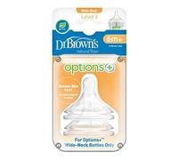 Dr. Brown's Level-3 Wide Neck Nipple, 6 Pack by Dr. Brown's