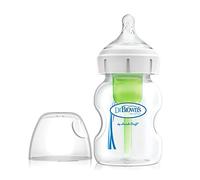 Dr. Brown's Natural Flow Opzioni anti-coliche + biberon a collo largo, 150 ml, con tettarella di livello 1, confezione da 1