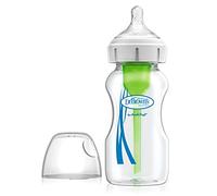 Dr. Brown's Natural Flow Opzioni anti-coliche + biberon a collo largo, 270 ml, con tettarella di livello 1, confezione da 1
