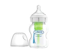 Dr. Brown'S Options +, Biberon a bocca larga, 150 ml, trasparente