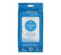 Dr. Brown's Pacifier and Bottle Wipes for Babies and Toddlers, 40 Count