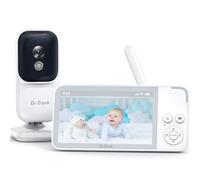 Dr.Care Baby Monitor Video e Audio con 2 Telecamere, Schermo 3.5", Audio Bidirezionale, Visione Notturna, VOX, Sensore di Temperatura, Ninne Nanne, Supporta 128GB, NeoView