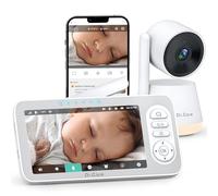 Dr.Care LumiView Plus Baby Monitor WiFi 5.5" - Telecamera 2K, Modalità Privacy, Batteria 5000mAh, Luce RGB, Allarme Pianto, Visione Notturna HD
