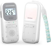 Dr.Care Neo Go Baby Monitor Audio Portatile Clip & Sound Machine | Portata 304,8 m, Batteria Giorno a Notte, Conversazione bidirezionale, VOX, Luce notturna, 8 Ninne Nanne con Allarme Vibratore