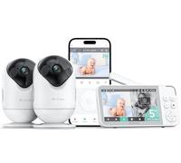Dr.Care VistaView Baby Monitor Video e Audio WiFi 5" 1080P, Telecamera 2K con Visione Notturna HD, Rilevamento Pianto e Movimento, Batteria 5000mAh, Audio Bidirezionale, Portata 390m