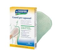Dr Ciccarelli, Guanto Pre-saponato Monouso, Deterge Delicatamente e Rapidamente il Viso e il Corpo Senza l'Uso dell'Acqua, Dermatologicamente Testato, 100% Made in Italy, 10 Pezzi