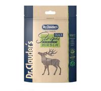 DR. CLAUDER'S CANE/GATTO SNACK STRIPES PICCOLO FILETTO DI CERVO 80 GR