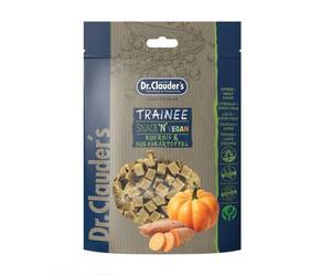DR. CLAUDER'S CANE/GATTO SNACK TRAINEE VEGAN CUBETTI ZUCCA & PATATE DOLCI 80 GR