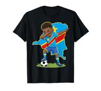 Dr Congo Soccer Dab Boy Flag - Pallone da Calcio per Ragazzi Maglietta