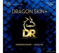 DR DBQ-45/100 Dragon Skin Plus Set di Corde per Basso 4 Corde Medium Light 45...