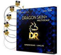 DR Strings Dragon Skin+ Coated Nickel 5-String Medium 45-125 Tapered Multi-Scale Corde Basso 5 Corde