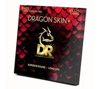 DR Strings Dragon Skin+ Coated Steel 5-String Medium 45-125 Corde Basso 5 Corde