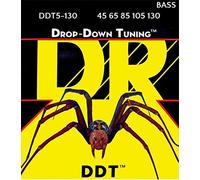 DR DDT5-130 Corde DDT™ - Corde per basso a discesa: 5 corde da medie a pesanti 45-130, argento
