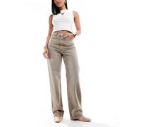Dr Denim - Echo - Jeans dritti marrone rovere slavato W28 L30