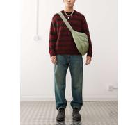 Dr Denim - Omar - Jeans dritti ampi lavaggio blu medio verdastro-Verde W28 L32