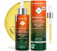 Dr. Dermaluci Lab Olio Rosmarino e Ricino Capelli Crescita Bio 100ml | Anticaduta, Fortificante, Lucentezza - Ricino Pressato a Freddo, Macadamia, Camelina, Vitamina E - AIAB, Made in Italy