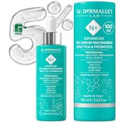 Dr. Dermaluci Lab Siero Viso Niacinamide 5% 100ml Antimacchia Purificante | Dose Delicata 5% anche per Pelli Sensibili - Pori, Sebo, Illuminante - Zinco PCA, Prebiotici, Aloe Vera BIO - AIAB, Italy