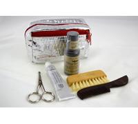Dr.Dittmar Bartset Bartpflegeset Olio Barba Pennello Pettine Forbici di Shampoo