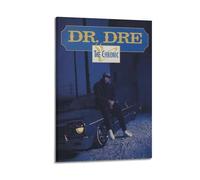 Dr. Dre The Chronic Print - Poster con copertina dell'album, poster con copertina musicale, poster pop hip hop, cantante rap, star, stampa estetica artistica da parete su tela per ragazze e ragazzi,