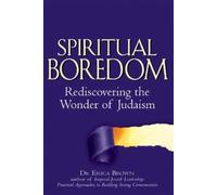 Dr. Erica Brown Spiritual Boredom (Copertina rigida)