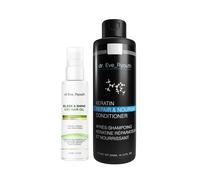 Dr. Eve_Ryouth Balsamo alla cheratina + olio per capelli lisci e lucen