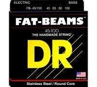 DR FB-45/100 Fat-Beam Medium 045/100 Muta 4 Corde per Basso Elettrico Stainle...