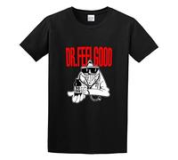 Dr. Feelgood British Pub Rock *Stupidity Men Simple Tshirt Black S