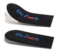 Dr. Foot's - Inserti ortopedici regolabili per sollevare il tallone, soletta per aumentare l'altezza per differenze di lunghezza delle gambe, speroni calcaneari, dolore al tallone, lesioni sportive e