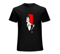 Dr Frank N Furter The Rocky Horror Picture Show Movie Film Musical 3 Unisex 100% Cotton Short-Sleeve T-Shirts Black L