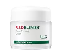 Dr.G Red Blemish Clear Lenitiva, 70 ml, crema idratante di recupero per pelli sensibili soggette all'acne; idratante lenitivo alla cica, cura della pelle coreana, Kbeauty, K Beauty, Korean Beauty