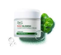 Dr.G Red Blemish Clear Lenitiva, 70 ml, crema idratante di recupero per pelli sensibili soggette all'acne; idratante lenitivo alla cica, cura della pelle coreana, Kbeauty, K Beauty, Korean Beauty