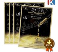 DR.G Royal Black Snail Ampolle Mask 30 ml 4 pezzi fogli maschera lumaca...