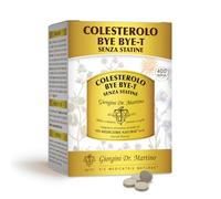 Dr Giorgini COLESTEROLO BYE BYE-T SENZA STATINE pastiglie - 200 g | Integratore di carciofo, fieno greco e vischio, con vitamina C e selenio