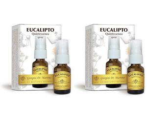 Dr Giorgini EUCALIPTO Quintessenza Liquido Alcoolico Spray - 15 ml (Confezione da 2)