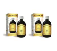 Dr. Giorgini Integratore Alimentare, Vitamin 100 Liquido Analcoolico - 500 ml (Confezione da 2)
