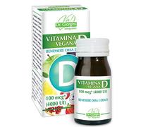 Dr. Giorgini Vitamina D Vegana 4000 UI 60 Compresse da 500 mcg Calcio Ossa Denti