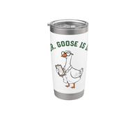 Dr. Goose è in divertente gioco di parole con animali medici Bicchiere termico in acciaio inox doppia parete