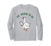 Dr. Goose è in Divertente Gioco di Parole con Animali Medici Maglia a Manica