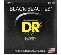 DR Handmade 4-String Black Beautie Coated Bass Guitar Strings (45-105/50-110)50-110
